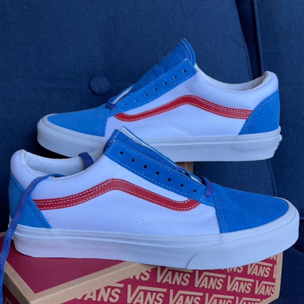 Vans WMNS Old Skool Sport Pop Vallartabl/Red Sneakers - Picture 11 of 16